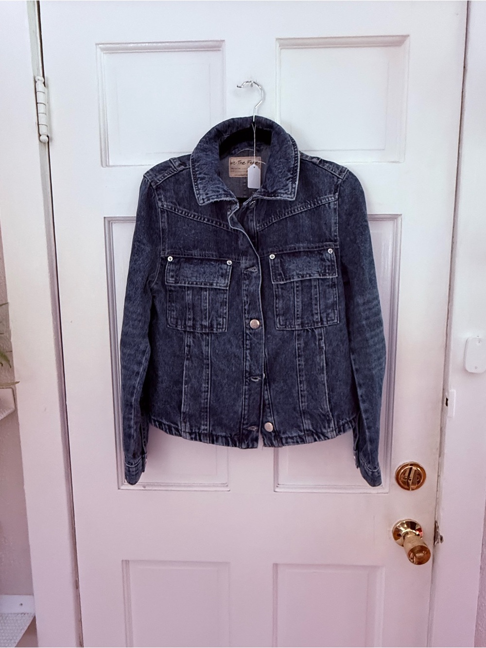 Free People We The Free Jade Denim Jacket XS High Dive NWT - Picture 2 of 8